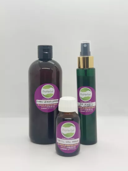 BİTKİSEL ONARICI ŞAMPUAN  SAÇ BAKIM SETİ  400 ML 100 ML 50 ML
